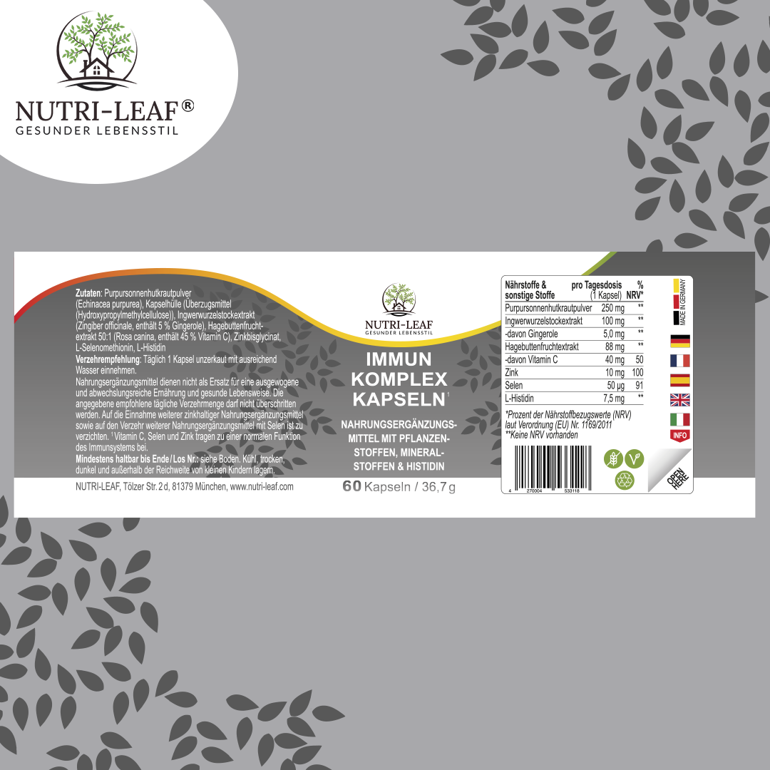 IMMUN KOMPLEX CAPSULES 7-fold active formula for your immune system