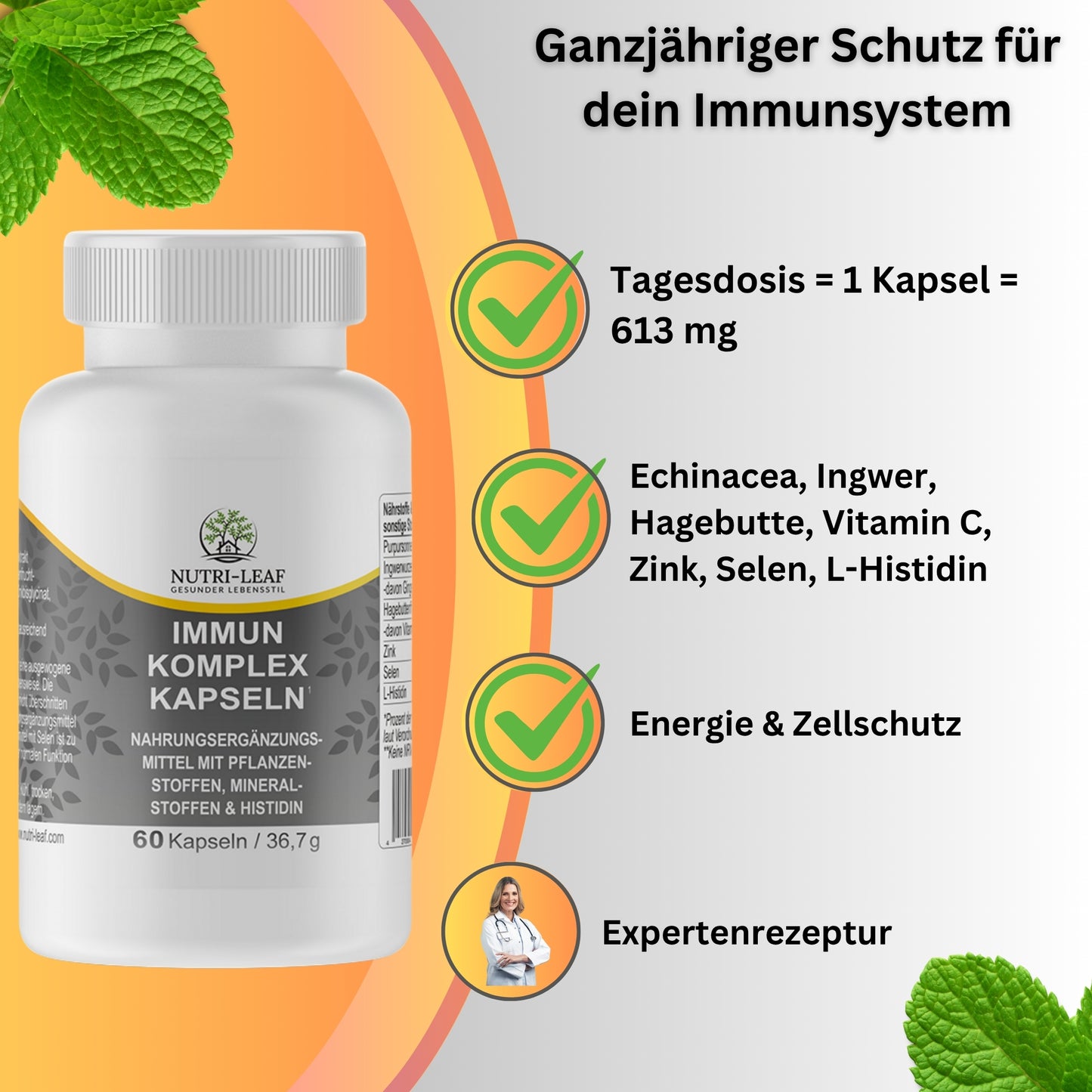 IMMUN KOMPLEX CAPSULES 7-fold active formula for your immune system