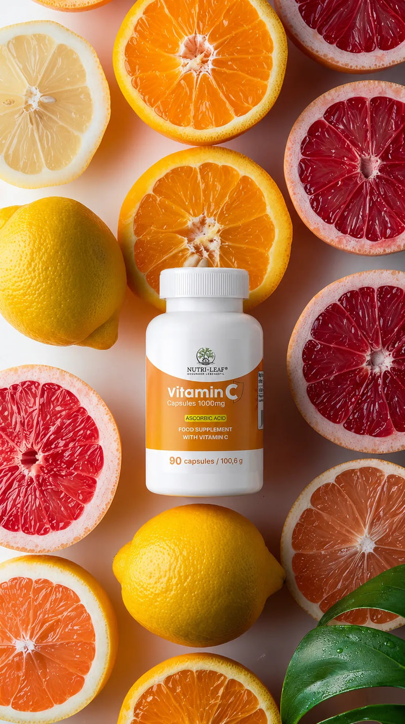 Citrus burst display with vitamin c with Vitamin C 1000 mg — Nutri-Leaf