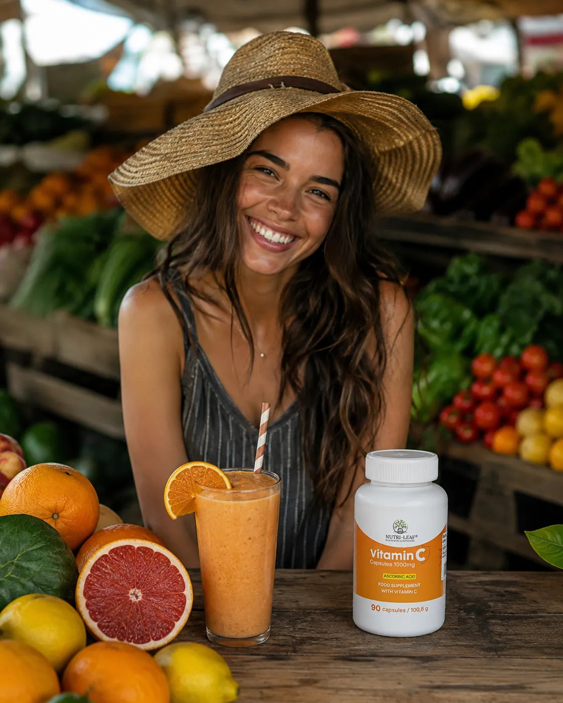 Summer smoothie with Vitamin C 1000 mg — Nutri-Leaf