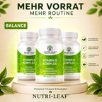 Vitamin B Komplex Kapseln mit ausgewogener Formel für Energie Stoffwechsel und tägliche Unterstützung