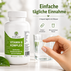 NUTRI-LEAF Vitamin B Komplex Made in Germany mit laborgeprüfter Qualität und cleanen Inhaltsstoffen